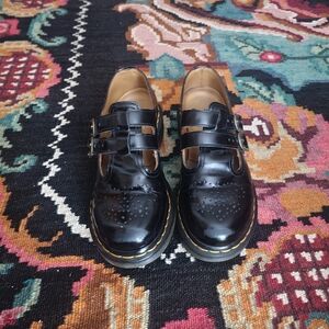 Dr. Martens Black Leather Mary Janes